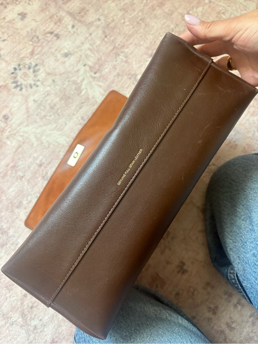 Coach Chocolate Brown Leather Shoulder Bag - Picture 12 of 12